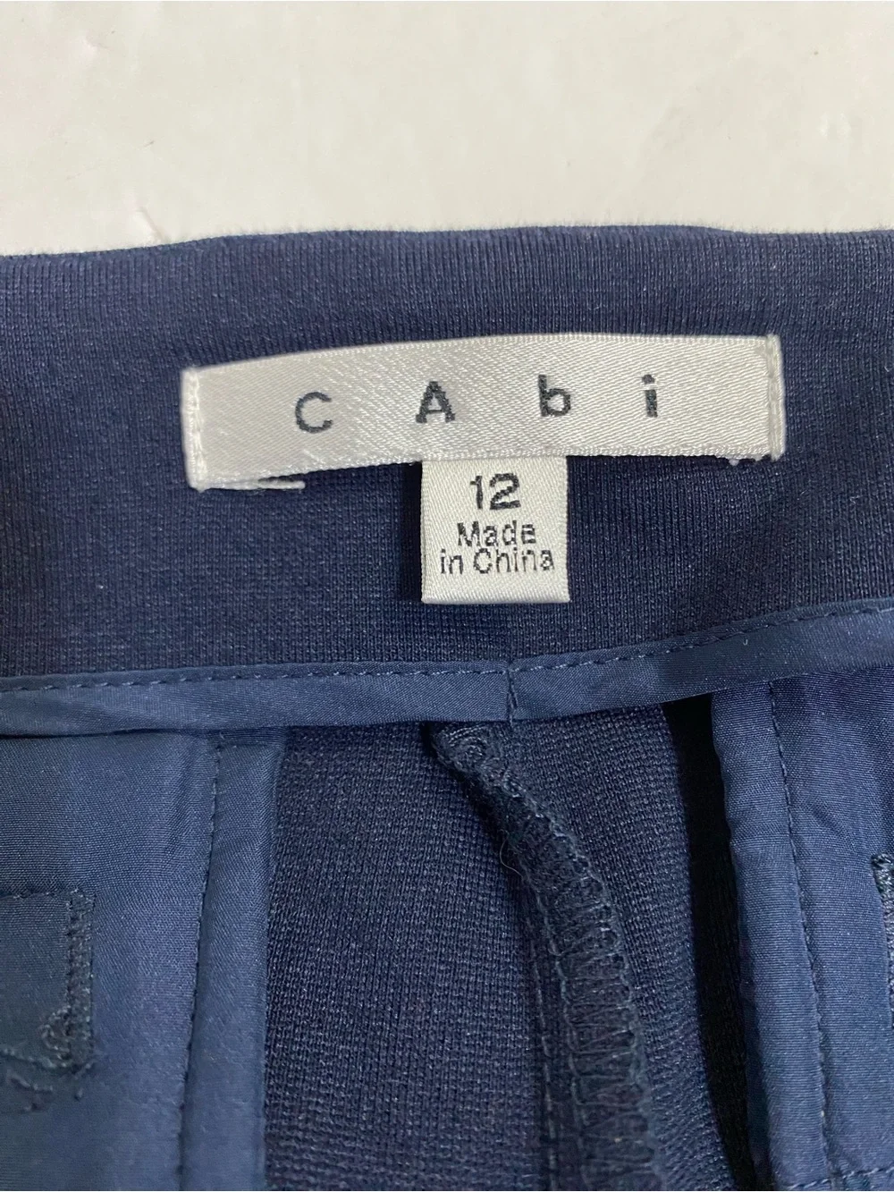 CAbi waist straight fabric